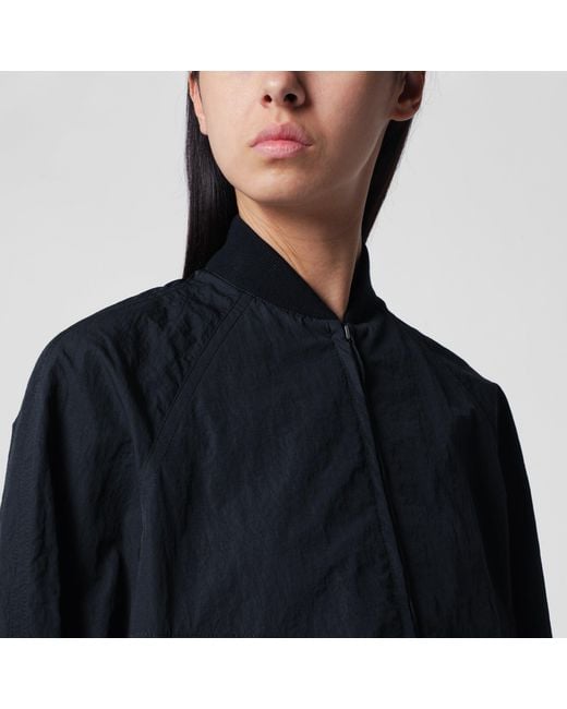 Herno Blue Zip-Up Nylon Jacket