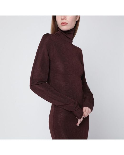 Entire studios Red Turtleneck Dress