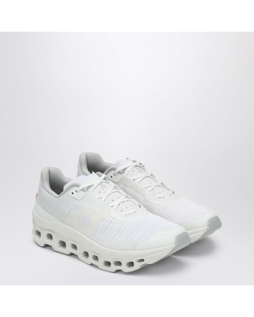 On Shoes White Cloudmster Low-Top Sneaker for men