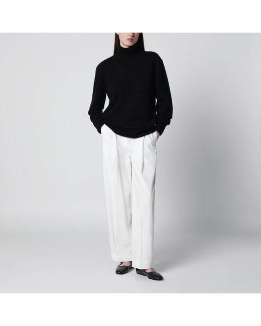 Totême Black Cashmere Turtleneck