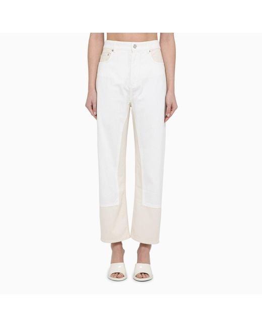 Sportmax White /beige Denim Jeans