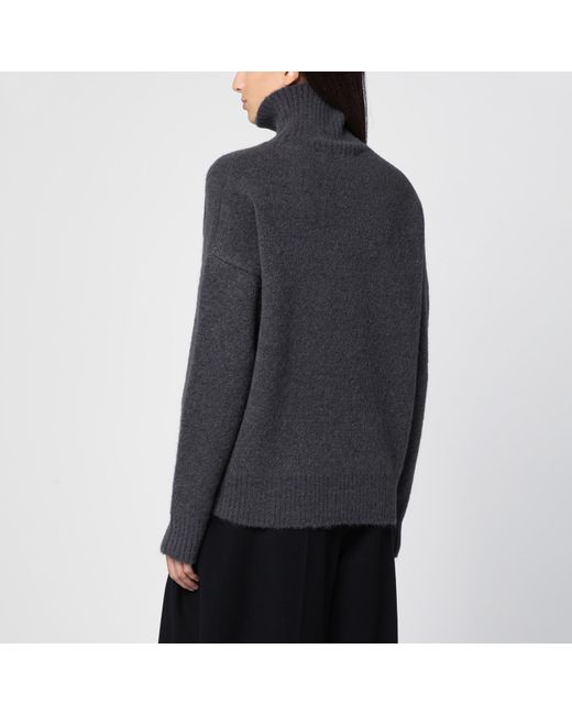 AMI Black Dark Ami De Coeur Turtleneck Sweater