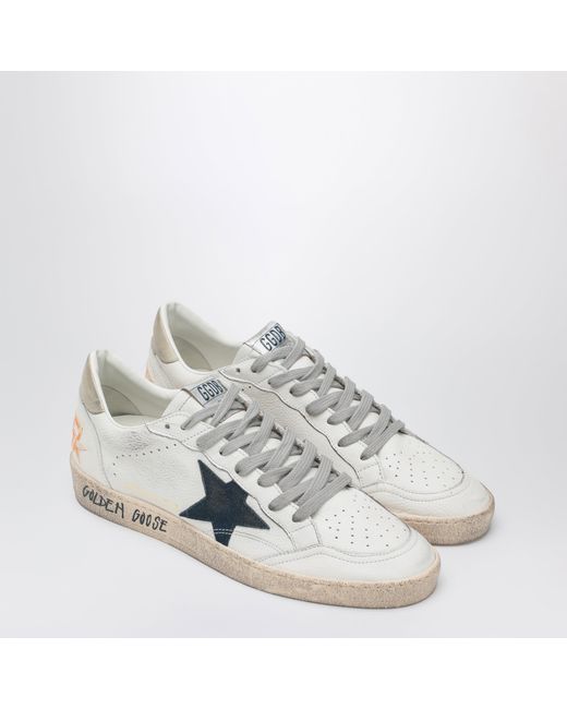 Golden Goose Deluxe Brand White Ball Star Sneakers for men