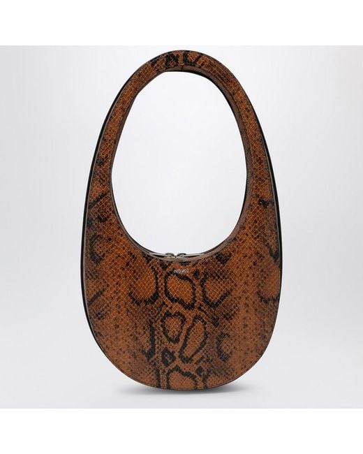Swipe Bag Avec Imprimé Serpent Coperni en coloris Brown