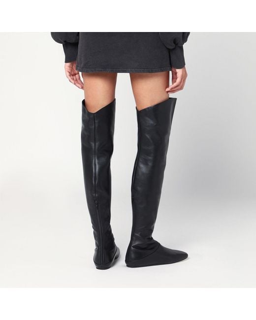 Le Monde Beryl Black Tall Luna Boots