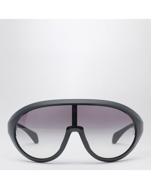 Moncler Gray Visor Sunglasses for men