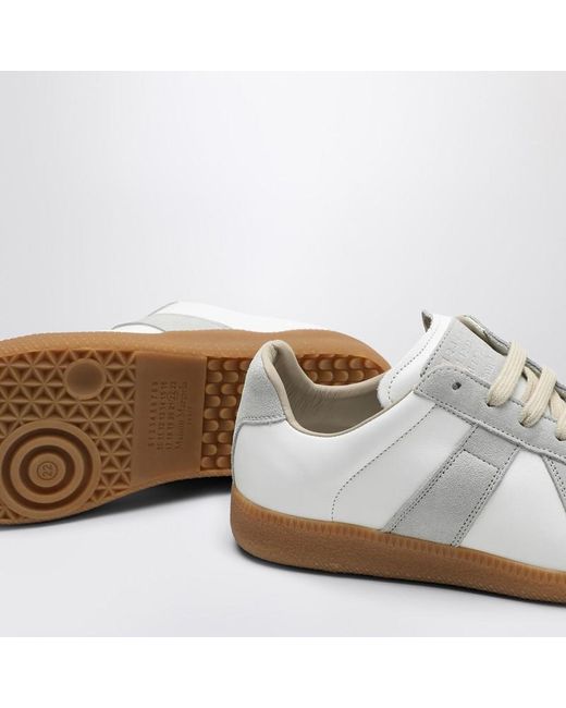 Sneaker replica bianca e grigia di Maison Margiela in White