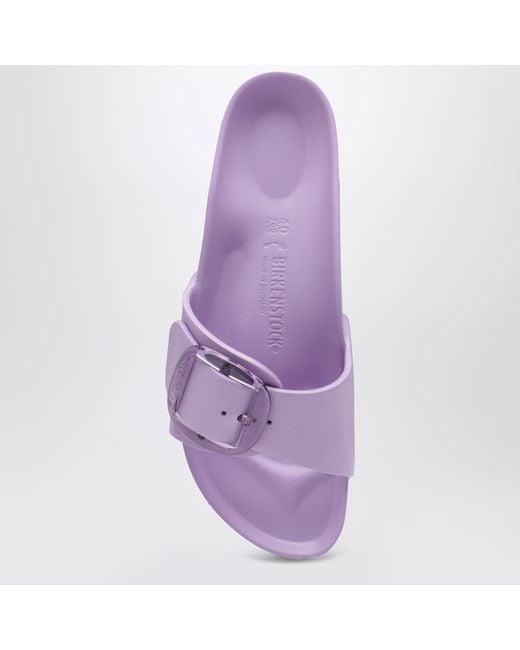 Birkenstock Purple Madrid Big Buckle Eva Slides