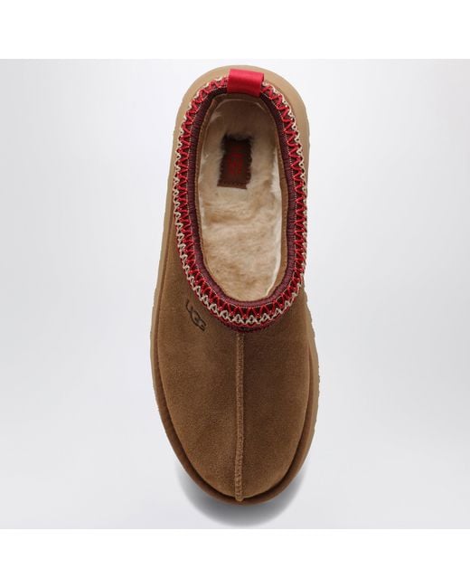 Ugg Brown Tazz Chestnut Suede Slipper