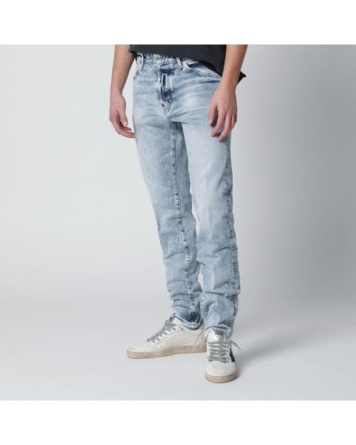 DSquared² Blue Vintageeffect Stretch Denim Jeans for men