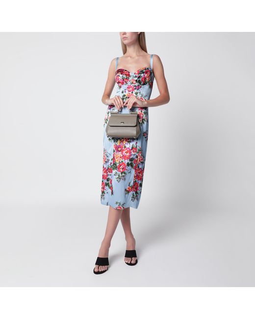 Dolce & Gabbana Gray Medium Sicily Handbag
