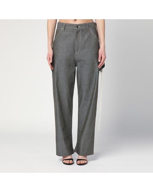 DARKPARK Gray Graue Hose Lisa Aus Baumwolle