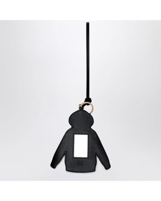 Miu Miu White Leather Keychain Trick
