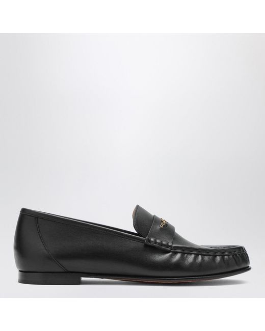 Chloé Black Schwarze Lederloafer