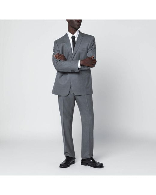Camicia button-down bianca in cotone di Thom Browne in White da Uomo