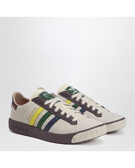 adidas x Brain Dead White Sneaker Forest Hills Cream for men