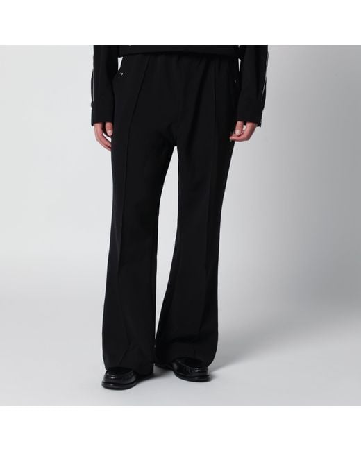 Needles Black Polyester Piping Cowboy Pants for men