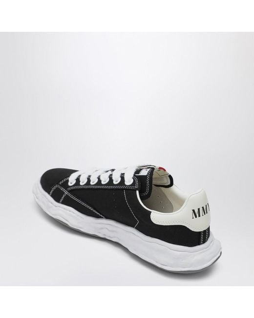 Maison Mihara Yasuhiro Charles Og Black Canvas Sneakers for men