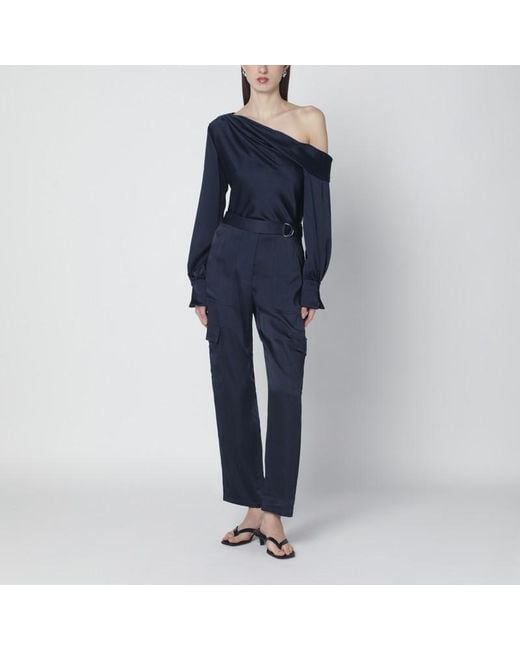 Jonathan Simkhai Blue Alice Blouse