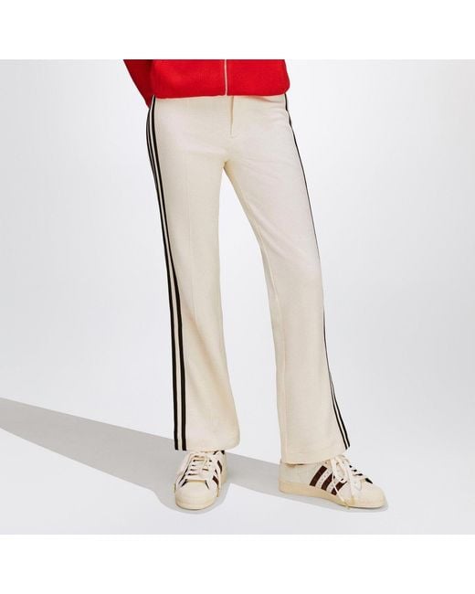 Adidas by Wales Bonner Natural Cream Cotton Blend Jogging Trousers