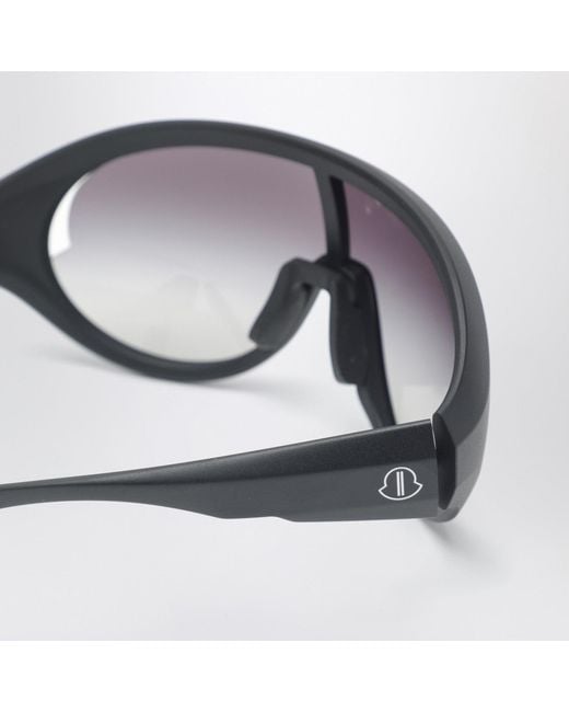 Moncler Gray Visor Sunglasses for men