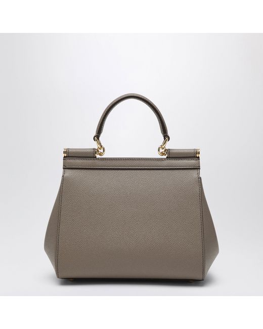 Dolce & Gabbana Gray Medium Sicily Handbag