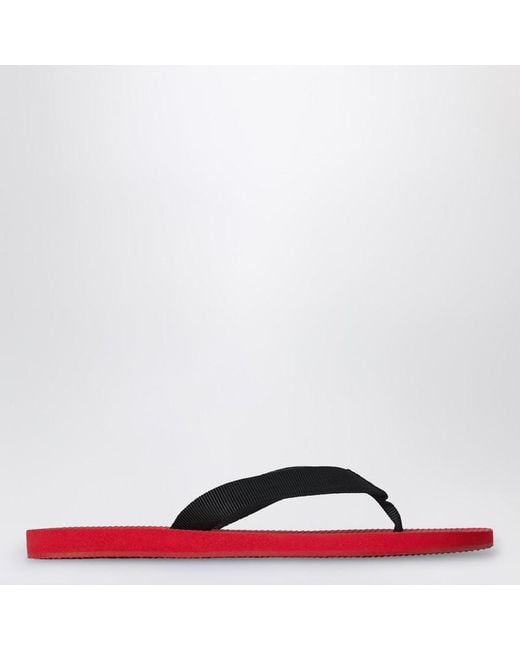 The Row Black Rote Düne Flip-Flops