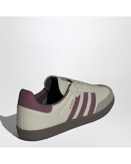 Adidas Originals Gray Sneaker Samba Og Putty/ Metallic for men