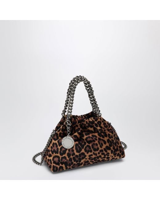 Stella McCartney Brown Falabella Mini Drawstring Bag