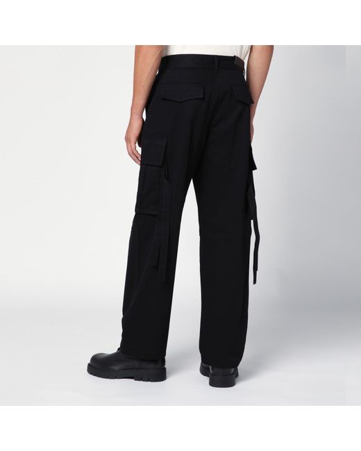 DARKPARK Saint Black Cargo Trousers for men