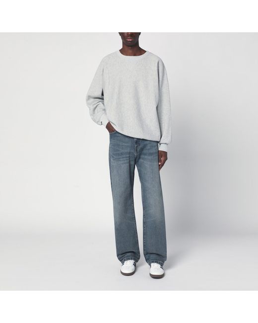 Champion Gray Sweatshirt True To Archive Reverse Weave for men