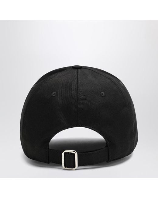 Givenchy Black Baseball Cap With Logo for men