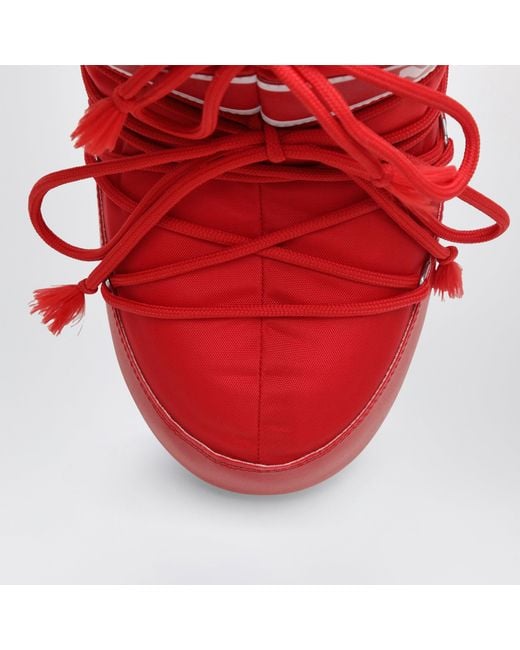 Moon Boot Red Icon Low Boot