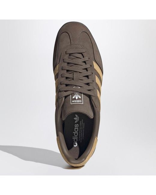 Sneaker gazelle indoor cargo brown/golden beige/cloud white di Adidas Originals da Uomo