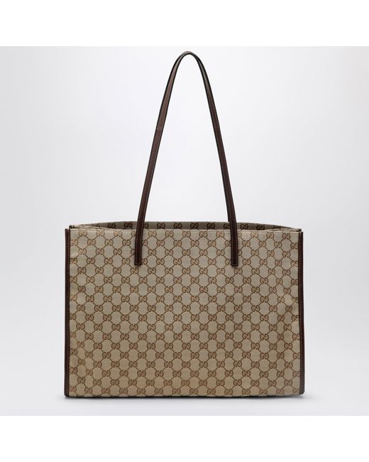 Gucci Brown Large London Shopping Bag