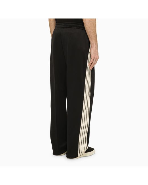 Fear Of God Black Striped Nylon And Cotton jogging Trousers for men