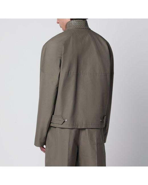 Bottega Veneta Gray Harrington Jacket for men