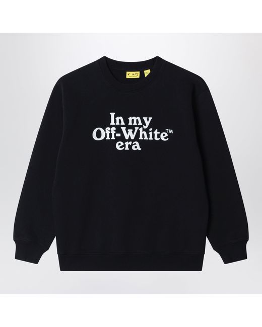 Off-White c/o Virgil Abloh Blue Sweatshirt With Logo Print