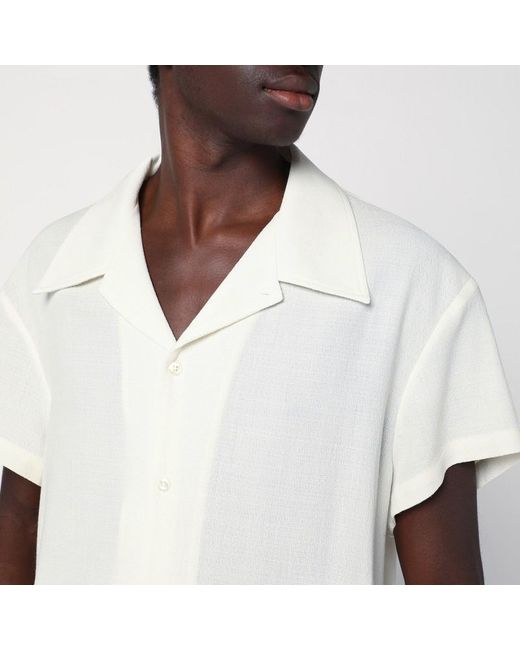 Séfr Noam Weißes Hemd Aus Wollmischung in White für Herren