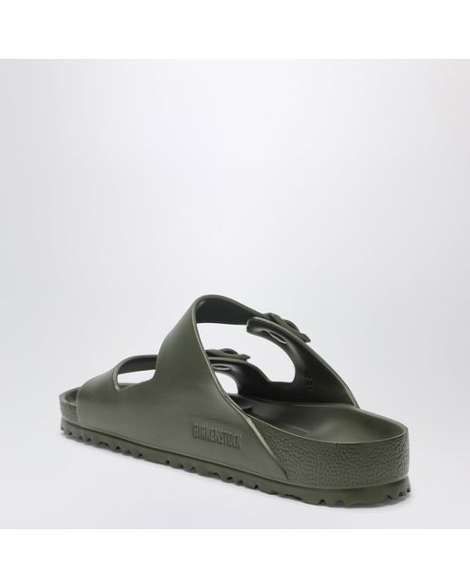 Birkenstock Green Khaki Arizona Eva Slides By for men