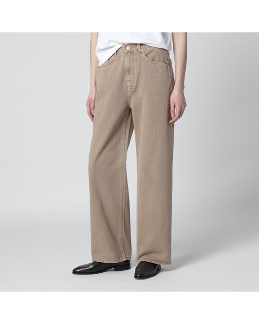 DUNST Natural Sand Relaxed Jeans