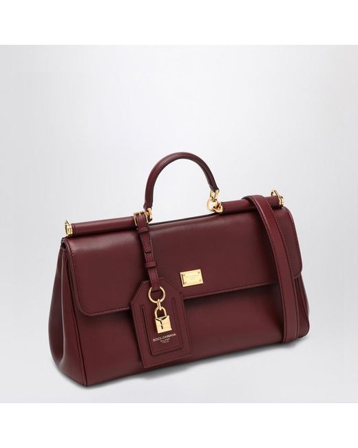 Sac À Main My Sicily En Cuir Dolce & Gabbana en coloris Purple