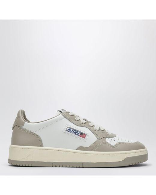 Autry White Medalist Low Sneakers
