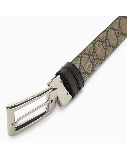 Gucci Brown Reversible Beige Belt for men