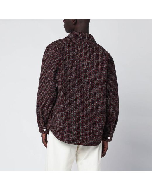 Carhartt Brown Bellamy Check/Deep Night Overshirt for men