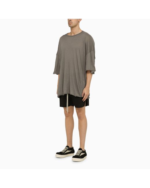 Rick Owens Gray Powder Over Shirt In Cotton for men