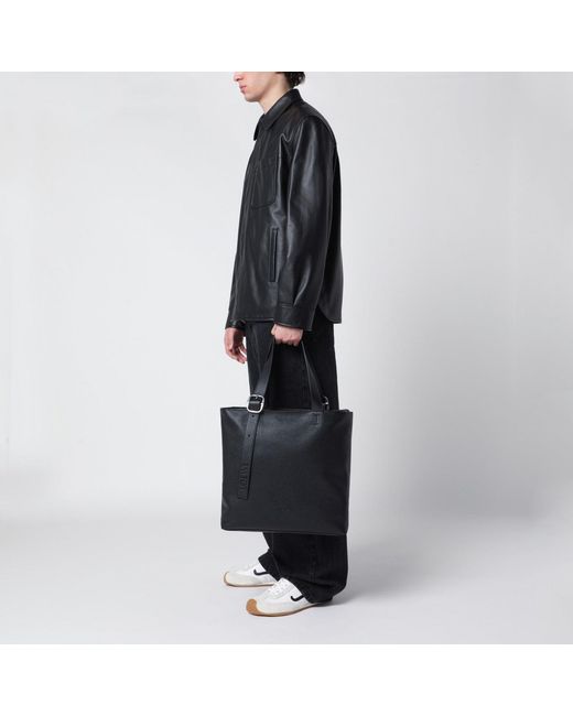 Loewe Black Loop Zip Tote Bag for men