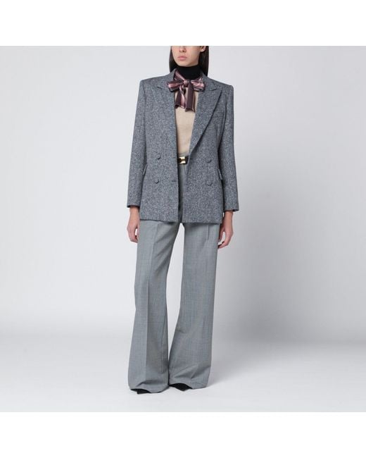 Valentino Gray Alabaster Cashmere Sweater