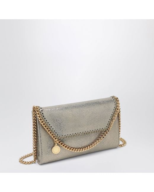 Stella McCartney Metallic Falabella Chain Wallet