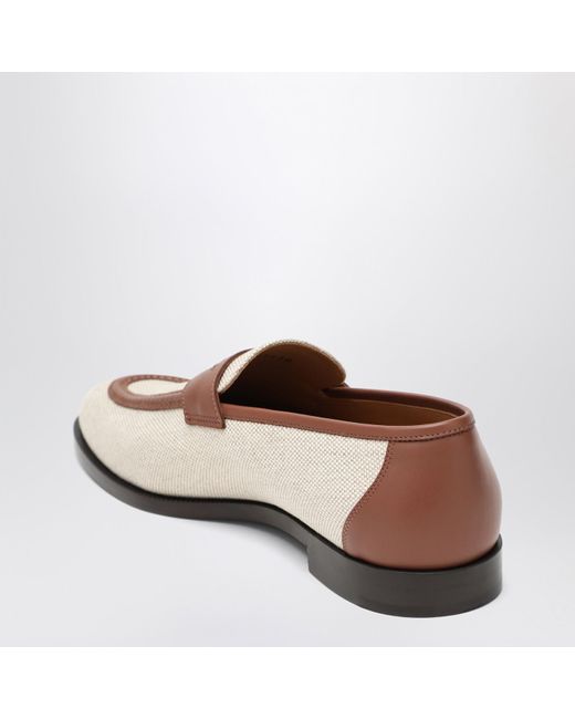 Loro Piana Natural Sergio Loafers